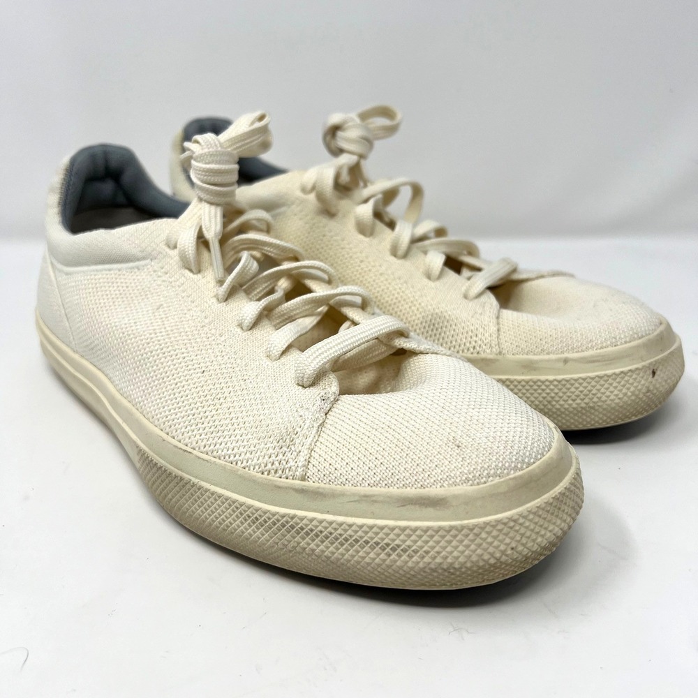 Rothys Unisex RS02 Shoes‎ Men US M6.5 / W8 Lace Bone Sneakers